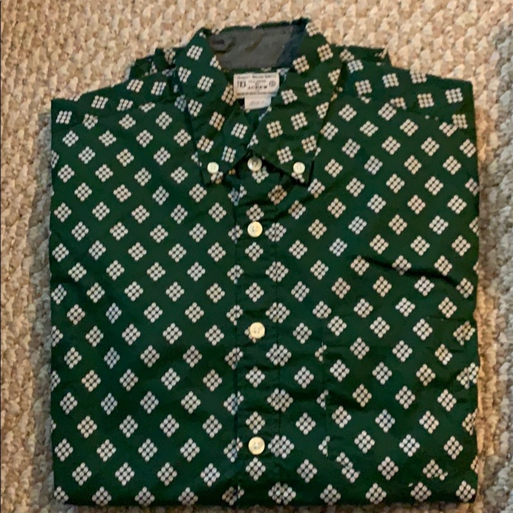 Jcrew green shirt